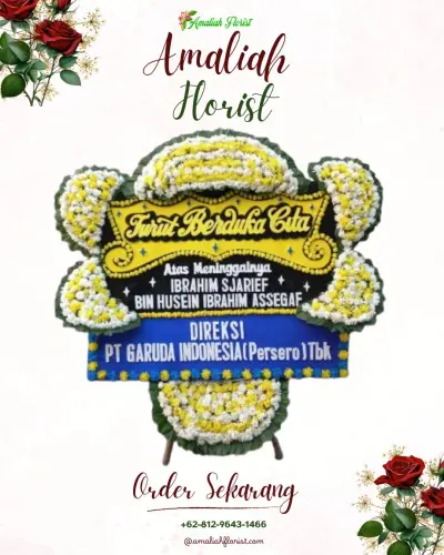 Papan Bunga Duka di Muara