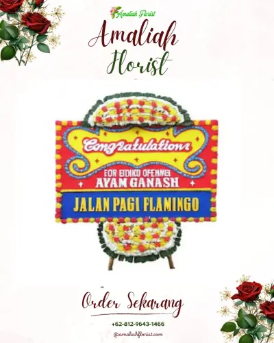 Bunga Papan Congratulation di Muara